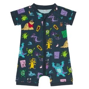 Little Sleepies Disney Monsters Inc Shorty Romper